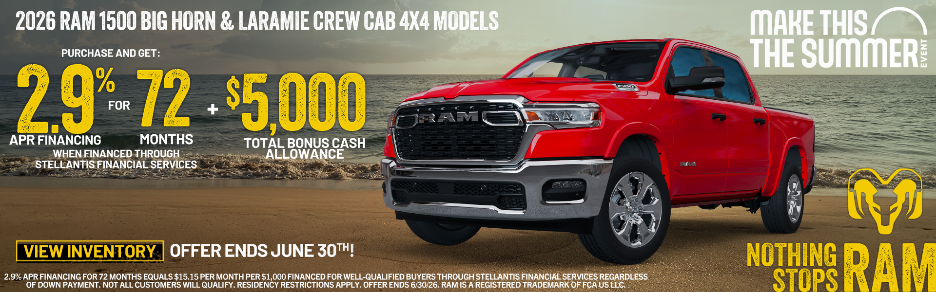 Ram 1500 Offer