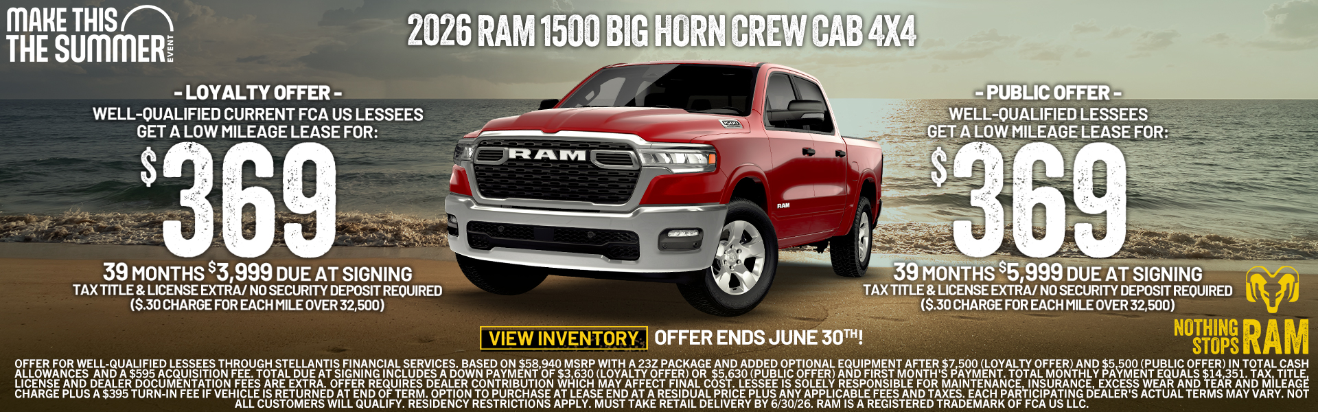 Ram 1500 Offer