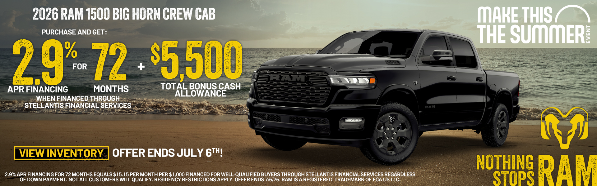 Ram 1500 Offer