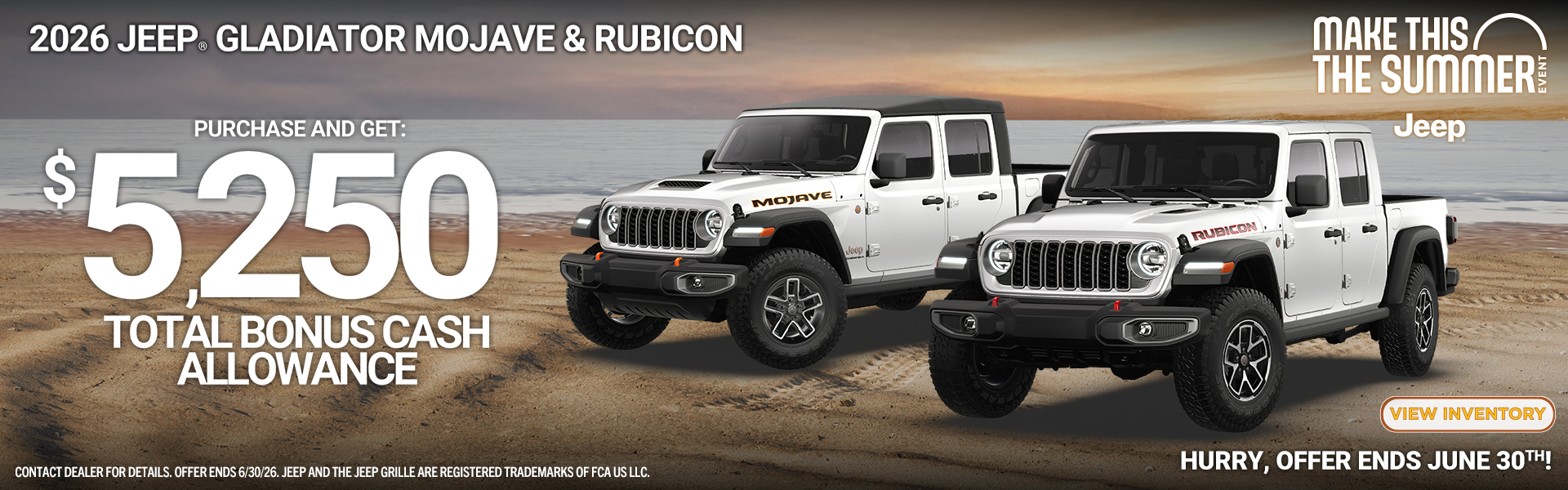 Jeep Gladiator Offer