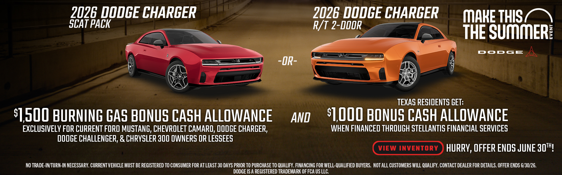 Dodge Charger Offer