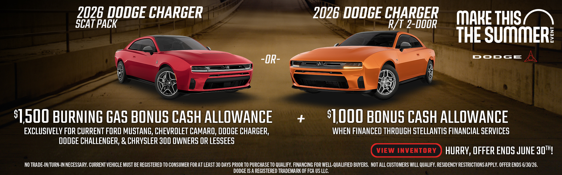 Dodge Charger Offer