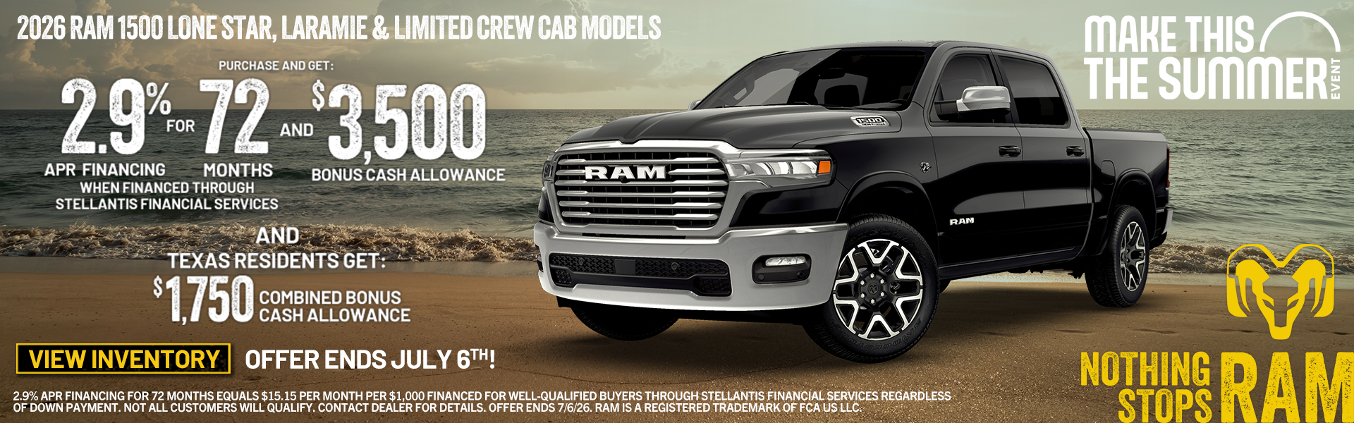 Ram 1500 Offer