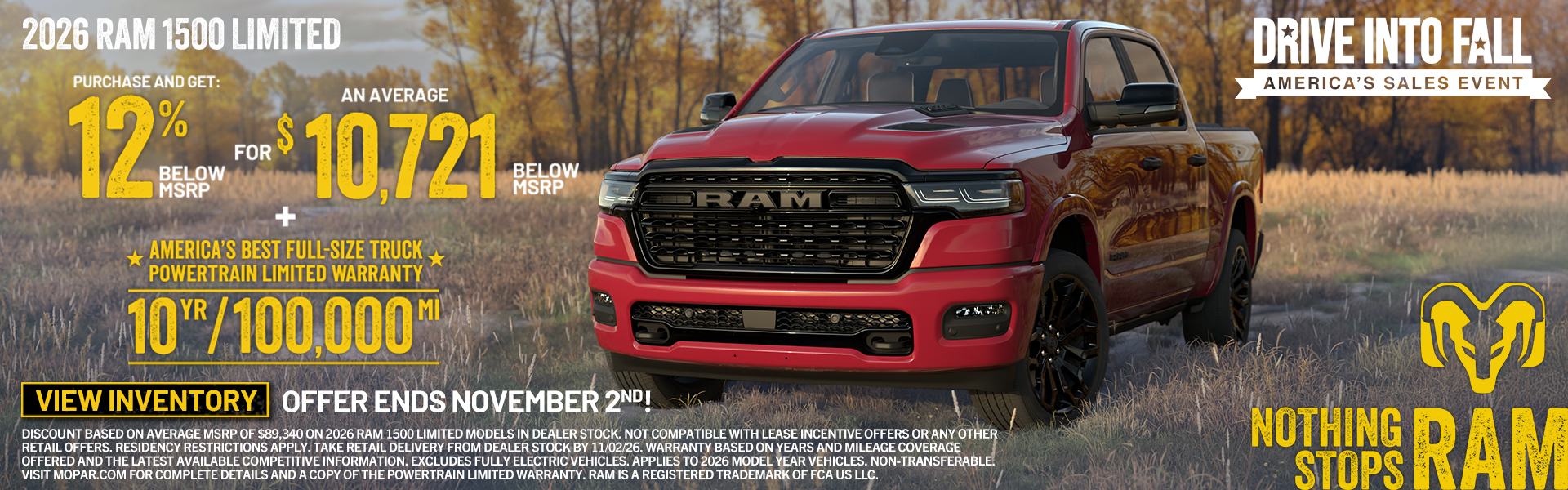 Ram 1500 offer