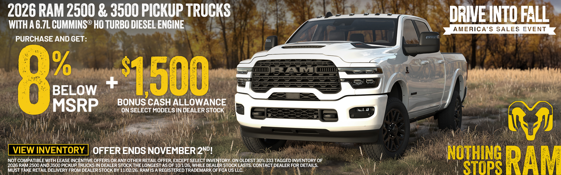 Ram 2500 offer
