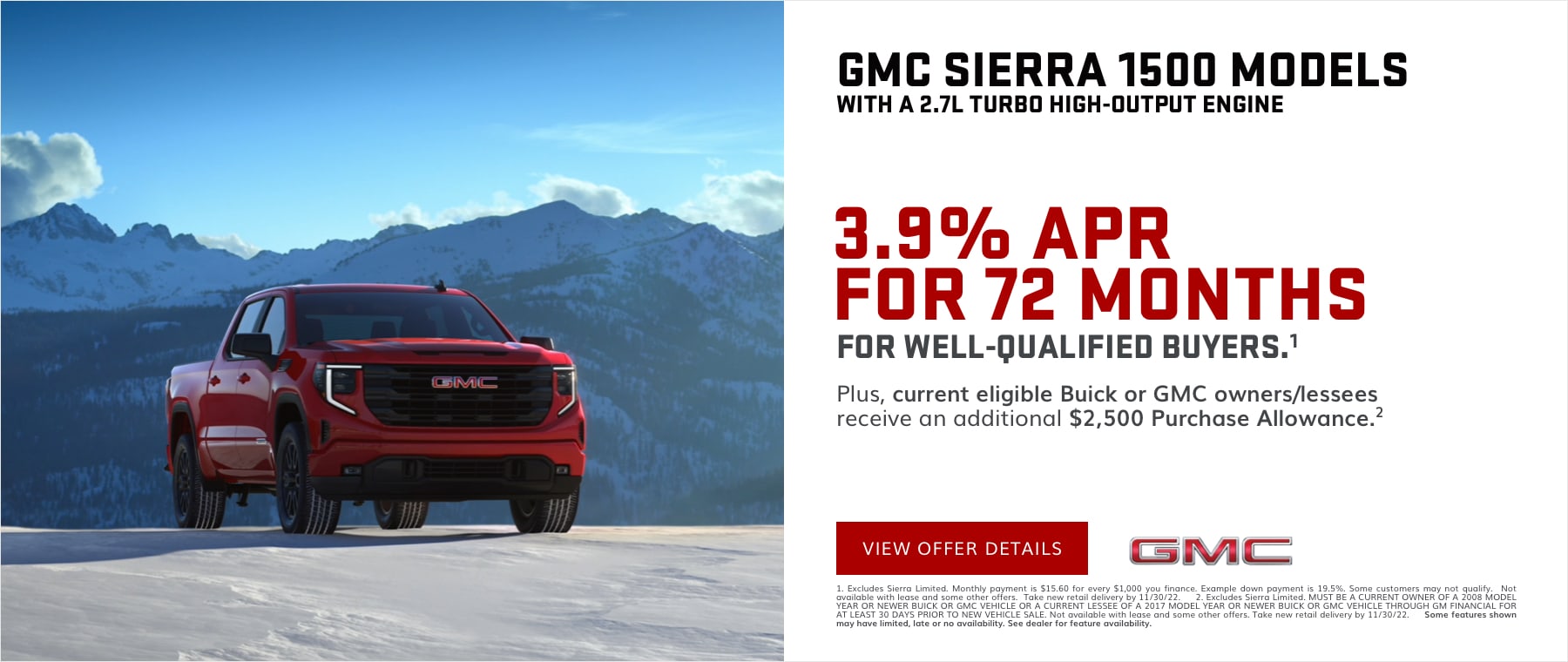 GMC SIERRA 1500 MODELS WITH A 2.7L ENGINE