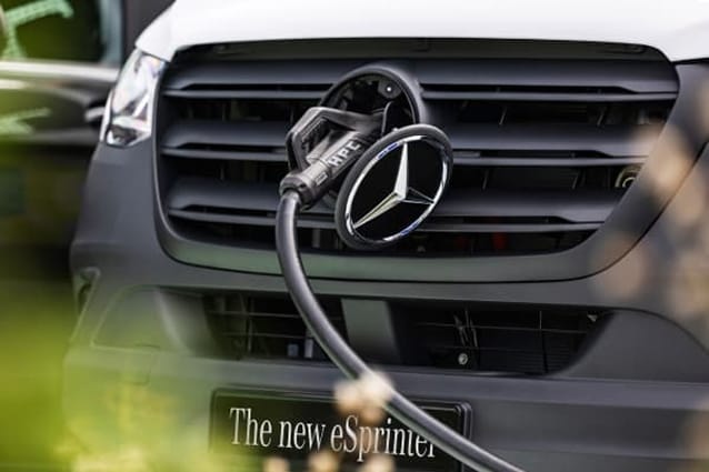 ESprinter with plugged in charger
