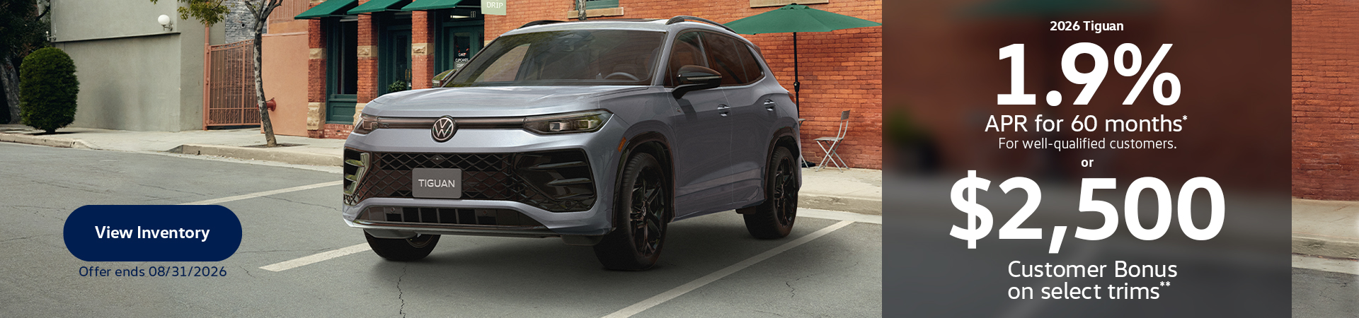 2026 Tiguan Offer